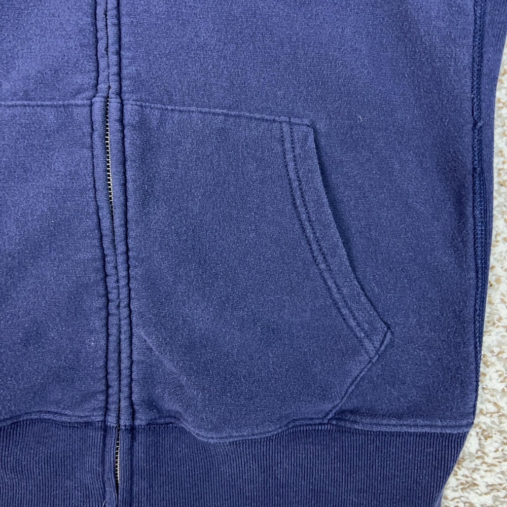 Polo Ralph Lauren Hoodie Womens Small Blue Full Zip Fleece Sweatshirt Logo Top - Picture 4 of 10